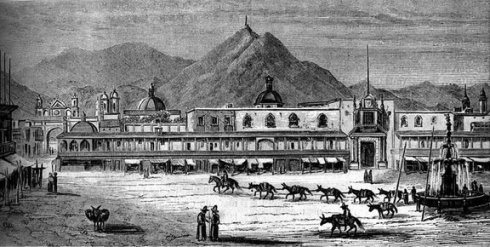 Palacio de los Virreyes de la Ciudad de los Reyes [Lima] a finales del siglo XVIII